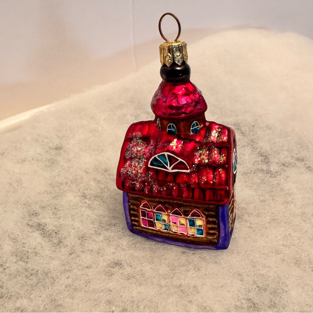 Vintage 1997 Christopher‎ Radko Chapel Hill Church Christmas Ornament